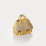 Sparkle Gold—Bijou de sac Bolide sur roues