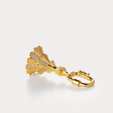 Half Diamond Gold—Christmas Tree Bag Charm