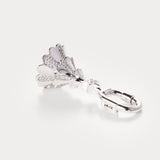 Argent demi-diamant — Charm de sac arbre de Noël