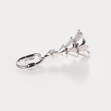 Argent demi-diamant — Charm de sac arbre de Noël