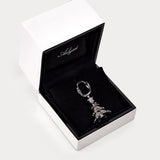 Argent demi-diamant — Charm de sac arbre de Noël