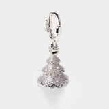 Sparkle Silver—Christmas Tree Bag Charm
