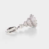 Sparkle Silver—Christmas Tree Bag Charm