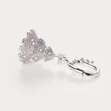 Sparkle Silver—Christmas Tree Bag Charm