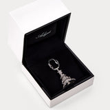 Sparkle Silver—Christmas Tree Bag Charm