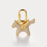 Sparkle Gold—Rodeo Pegase Bag Charm