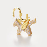 Sparkle Gold—Rodeo Pegase Bag Charm