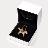 Sparkle Gold—Rodeo Pegase Bag Charm