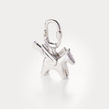Classic Silver—Rodeo Pegase Bag Charm