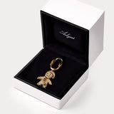 Sparkle Gold—Gingerbread Man Bag Charm