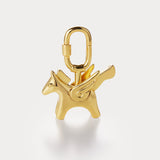 Classic Gold—Rodeo Pegase Bag Charm