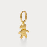 Or classique – Charm de sac bonhomme en pain d'épice 