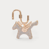 Sparkle Champagne Sea Blue Zircon—Rodeo Pegase Bag Charm