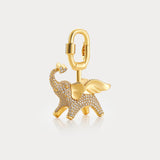 Sparkle Gold—Soar Elephant Bag Charm