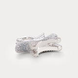 Sparkle Silver Sea Blue Zircon—Rodeo Pegase Bag Charm
