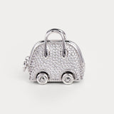 Sparkle Silver—Bolide On Wheels Bag Charm