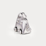 Classic Silver—Bolide On Wheels Bag Charm