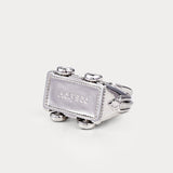 Classic Silver—Bolide On Wheels Bag Charm
