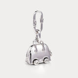 Classic Silver—Bolide On Wheels Bag Charm